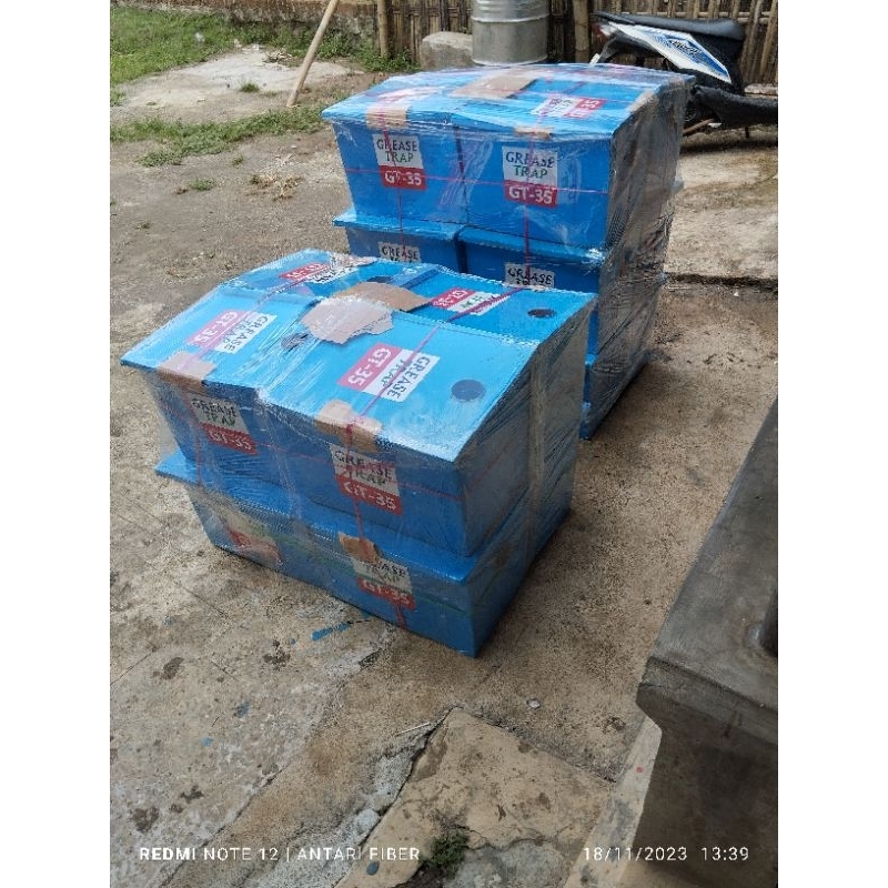 Grease trap 35 liter grease trap apartement grease trap fiber (BUKAN PLASTIK ) grease trap fiberglas