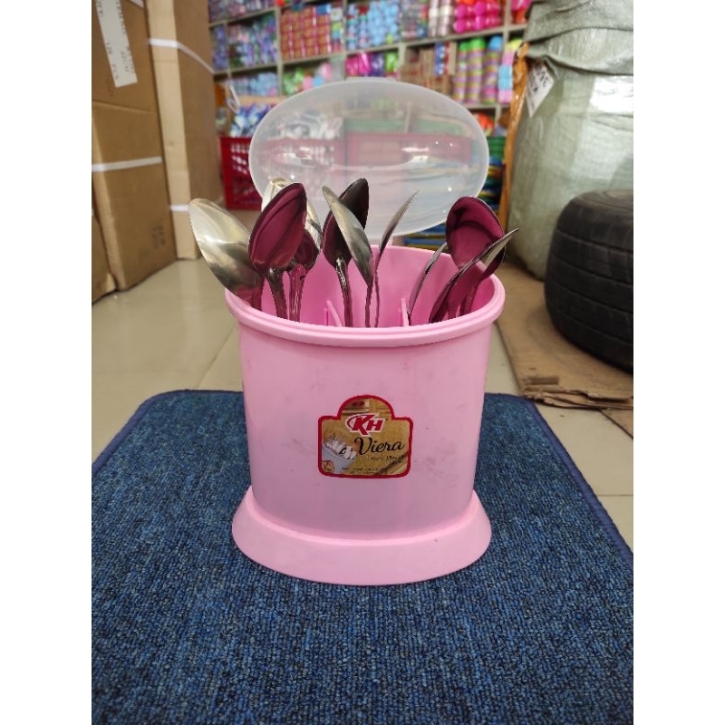 tempat sendok tutup viera
