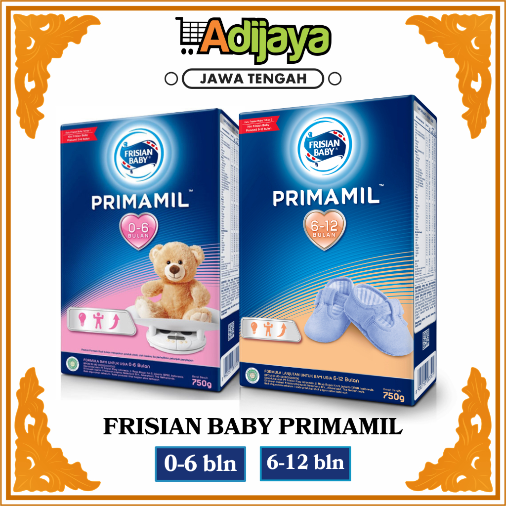 FRISIAN FLAG BABY Primamil - Plain - Susu Bubuk Bayi untuk Usia (0-6 / 6-12 bulan) | 140g 360g 750g