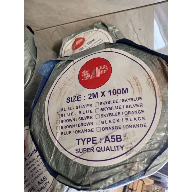 Terpal Roll /Terpal Gulungan  2 x 100 Mtr A3/A5/A12