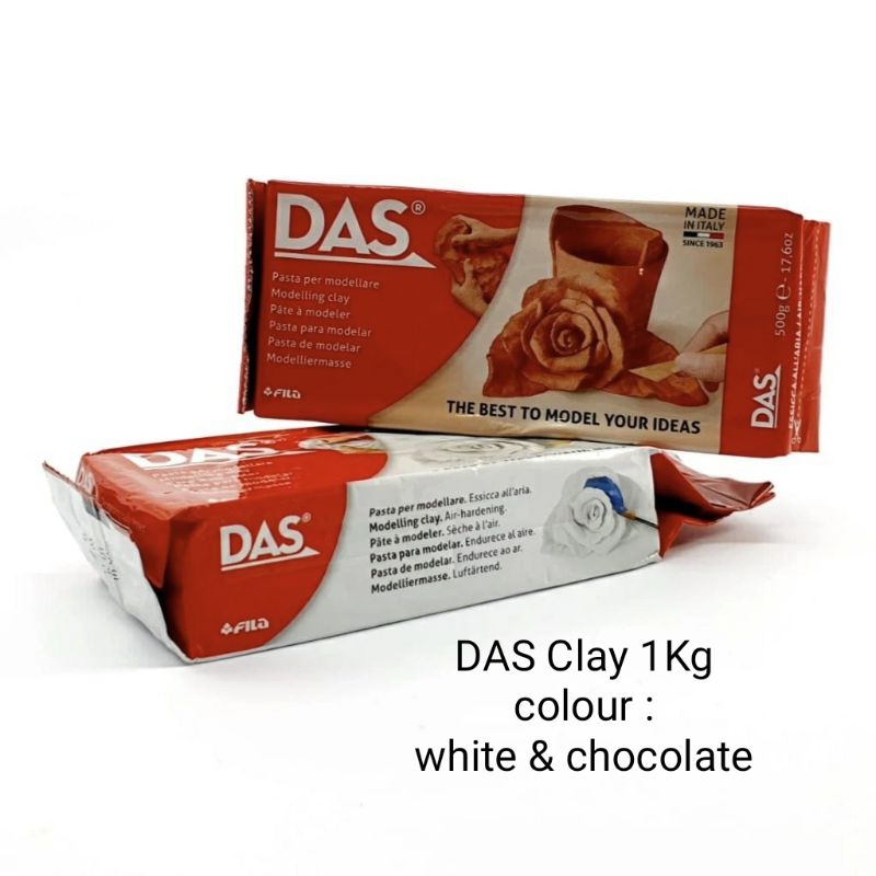 DAS MODELLING CLAY Kemasan 1000Gram / TANAH LIAT DAS 1 KG / 1000 GR
