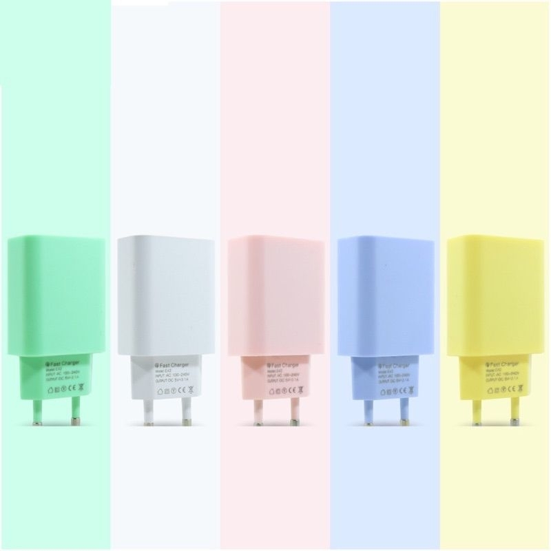 Adaptor Kepala Charger/ Batok Charger Macaron/ Kepala Charger Macaron