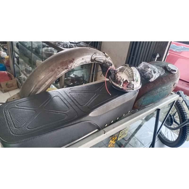 paket cb100 hemat bagus cb herex tangki cb full set