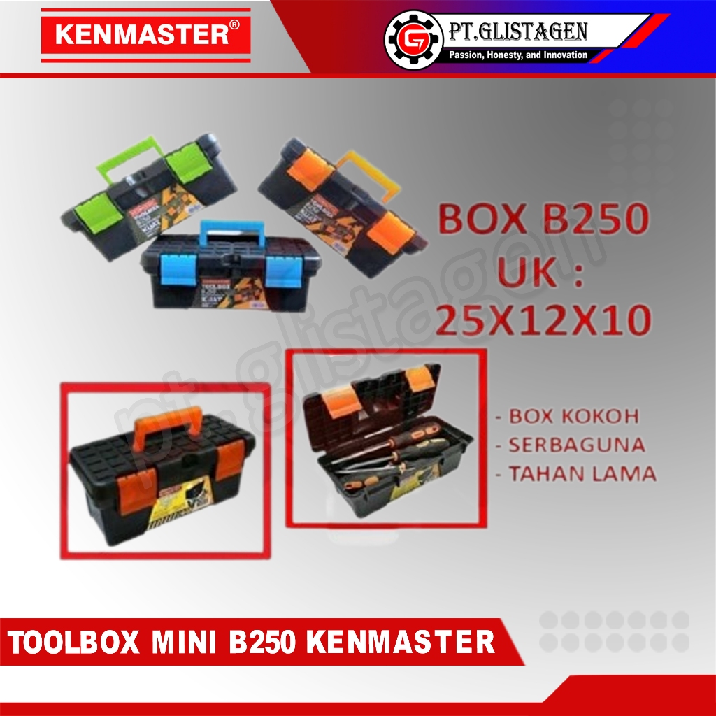 KENMASTER Tool Box Mini B-250 / Mini Tool Box B250 / Toolbox Mini