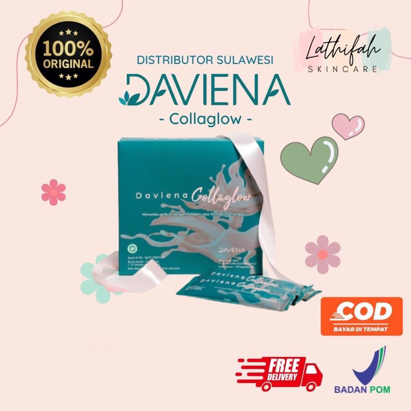 collaglow daviena skincare | minuman collagen daviena | collaglow daviena makassar