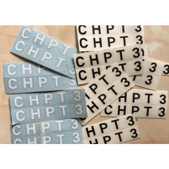 STIKER CUTTING STICKER Brompton 017 CHPT3 / CHPT 3 FREE CUSTOM DESAIN