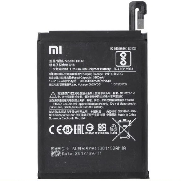 Baterai Xiaomi Redmi Note 5 / Note 5 Pro BN45 Ori 100%