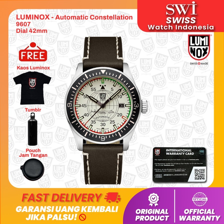 Jam Tangan Pria Analog LUMINOX L-9607 9607 Air Automatic Constellation