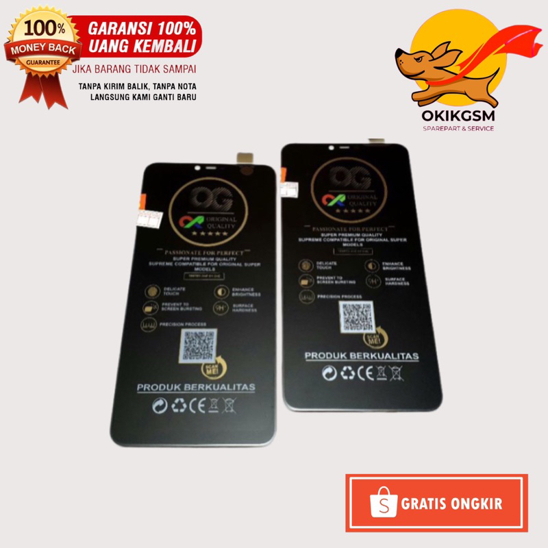 ( OG SUPER ) LCD Touchscreen Oppo A3S | Realme 2 | A5 Original OG Super