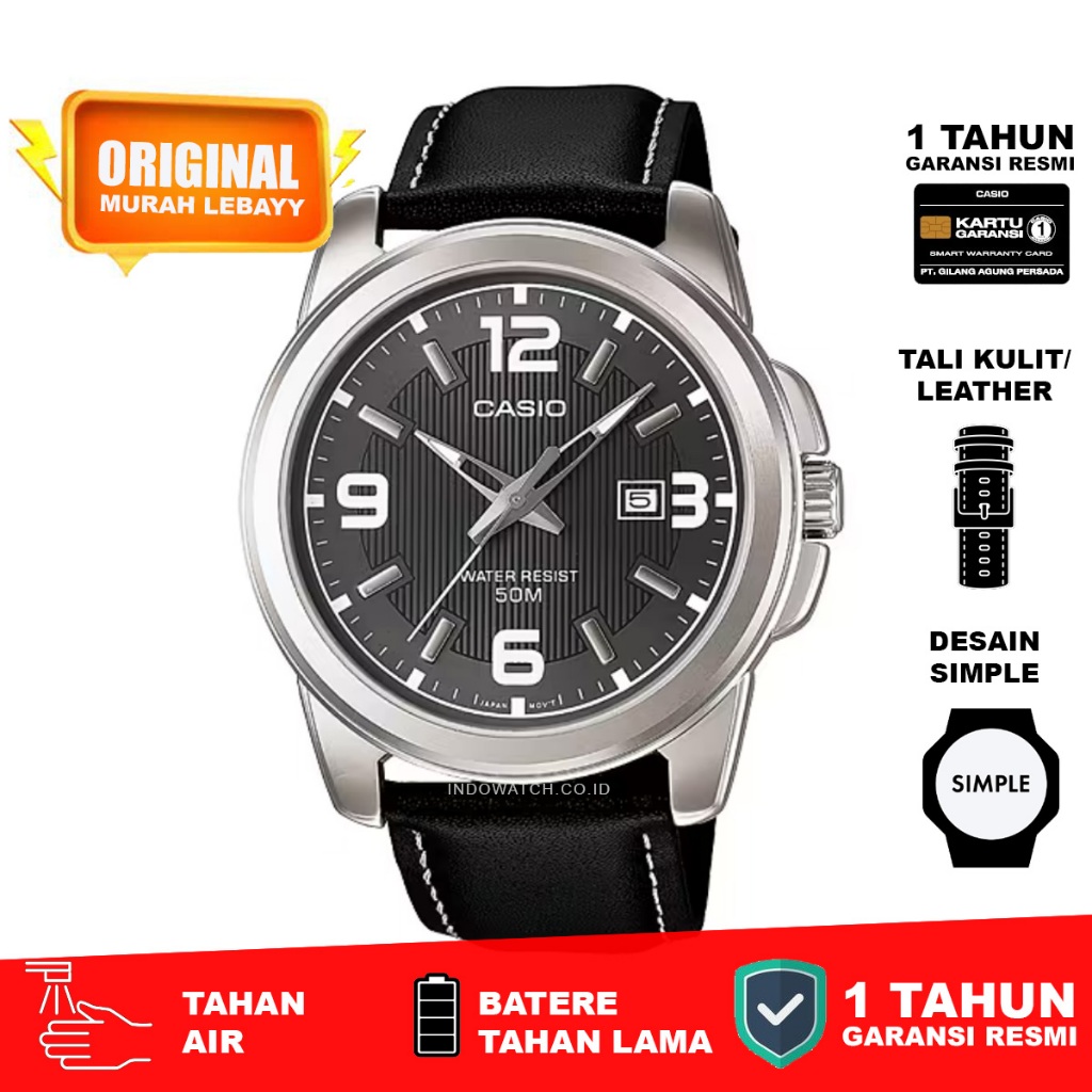 Casio MTP-1314L-8AV mtp 1314 mtp1314 jam tangan original garansi resmi