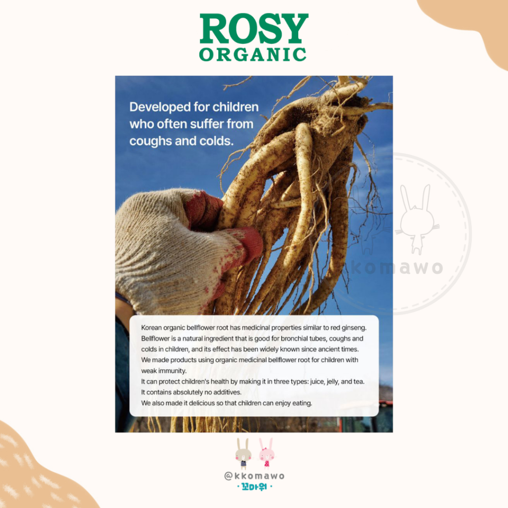 

RB22 Rosy Organic Pear and Bellflower Roots Juice - Baedoraji