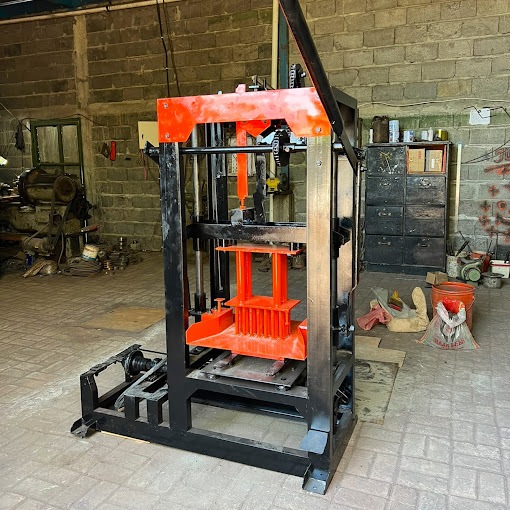 mesin cetak batako diesel manual mesin press paving block