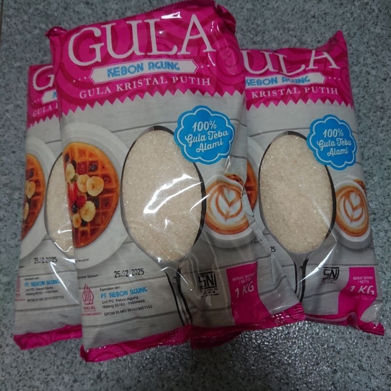 

gula pasir kemasan 1kg