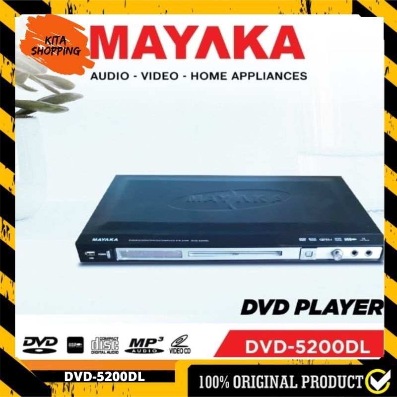 DVD Player Mayaka DVD-5200DL | DVD5200DL 5200 DL usb karaoke