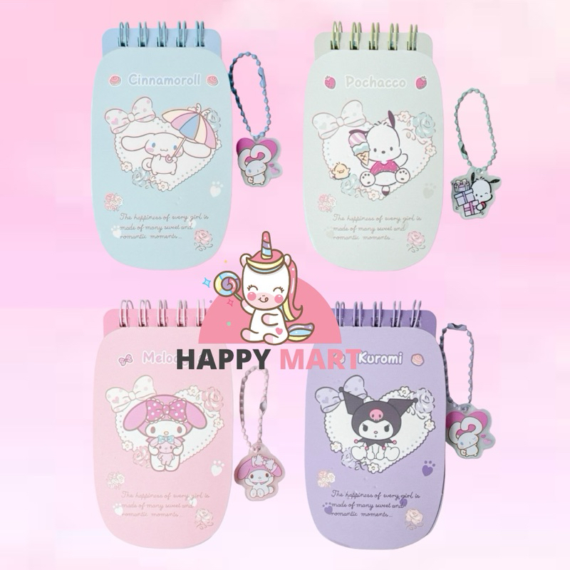 

Notes motif sanrio PHONE SHAPE kuromi / cinnamoroll