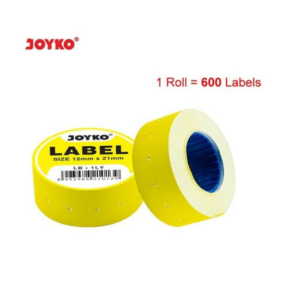 

JOYKO LABEL ROLL HARGA JOYKO 1 BARIS LB-1LY / KUNING