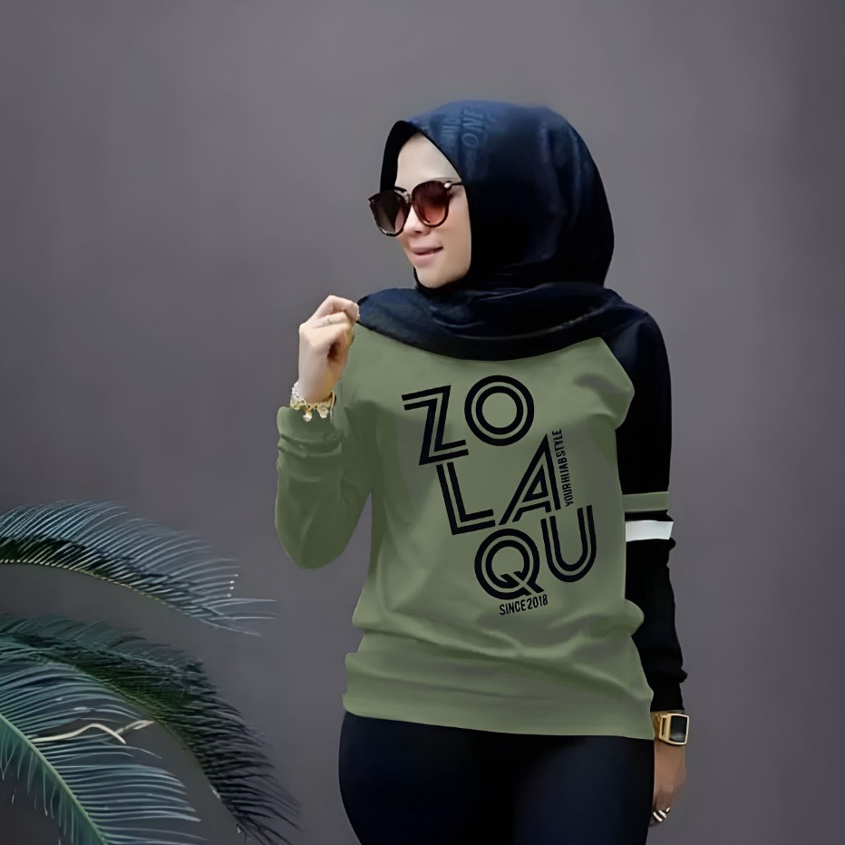Diskon Promo BAJU ZOLAQU /SWEATER ZOLAQU (COD) BAJU WANITA LENGAN PANJANG / SWEATER WANITA KEKINIAN 