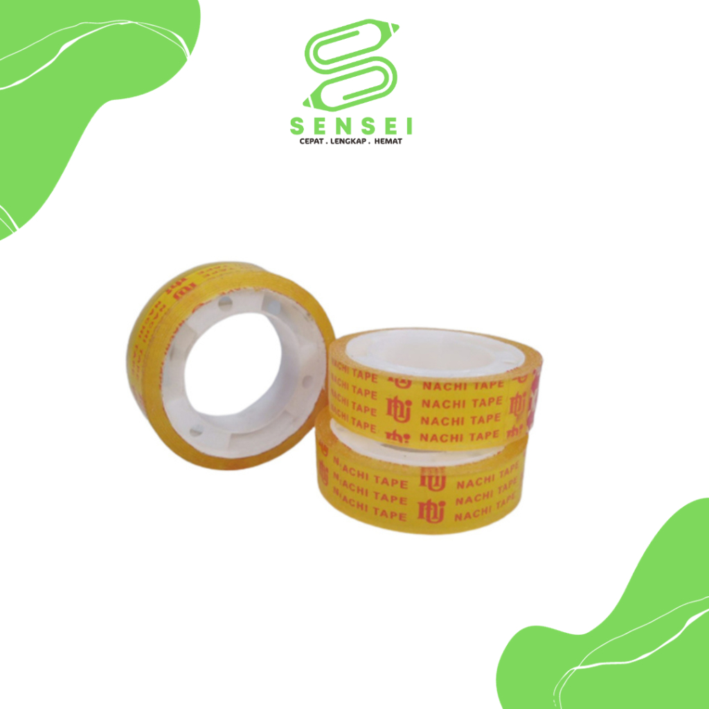 

1 Pcs Isolasi Selotip Tape Nachi 12 mm x 10 yard / 1/2 Inch x 10 Yard