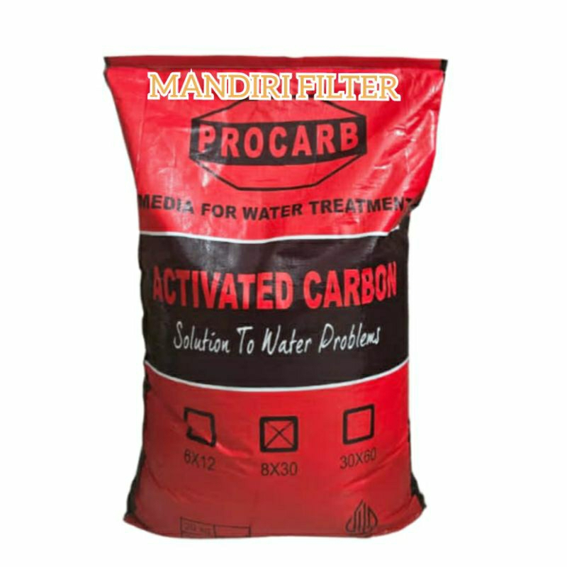 Karbon Actived Filter Air / Carbon Aktif Procarb Mesh 8 x 30 (Isi 25 kg)