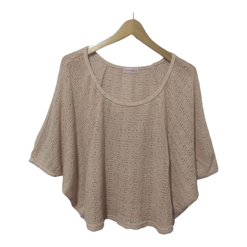 outer batwing knit sorridere L