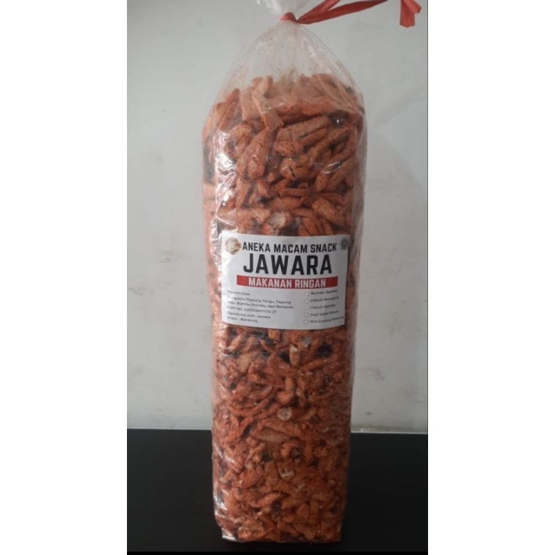 

Basreng Jawara Stik Pedas Daun Jeruk 2KGstok baru produksi