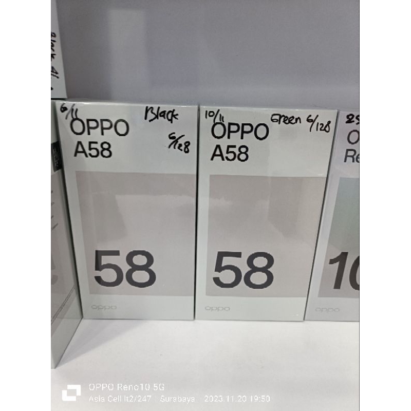 Oppo A58 ram 6/128 new