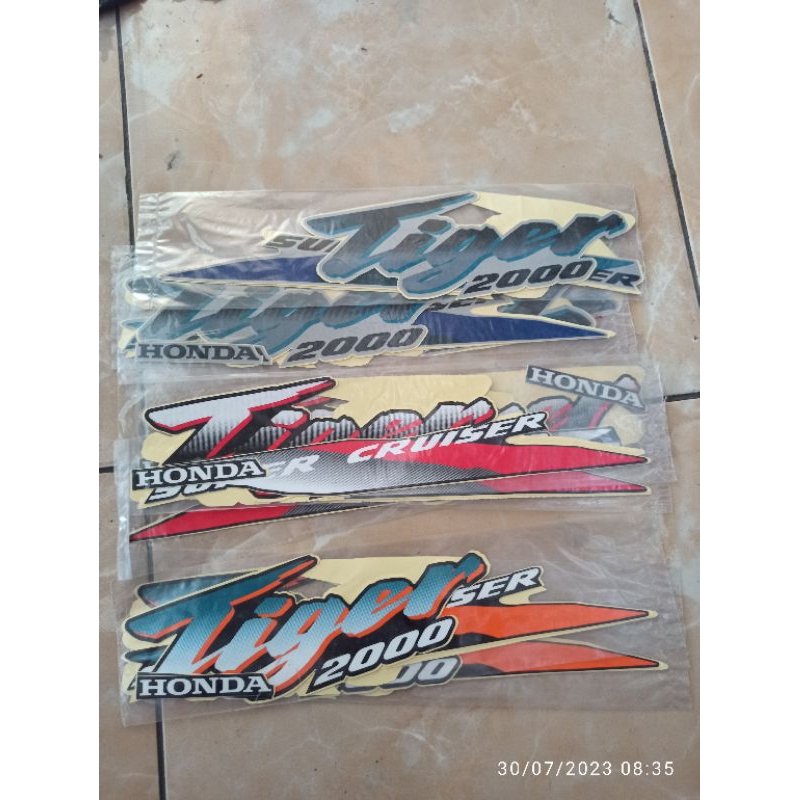 Striping stiker honda tiger lama  tilam tiger 2000