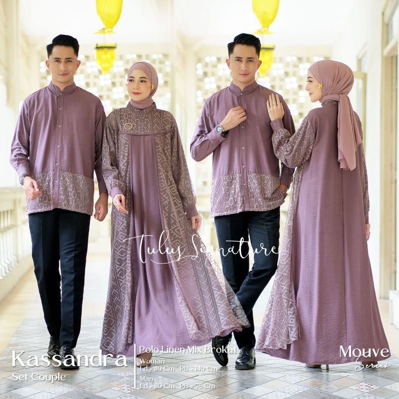 TERMURAH COUPLE SARIMBIT RAYA COLLECTION KASANDRA PREMIUM