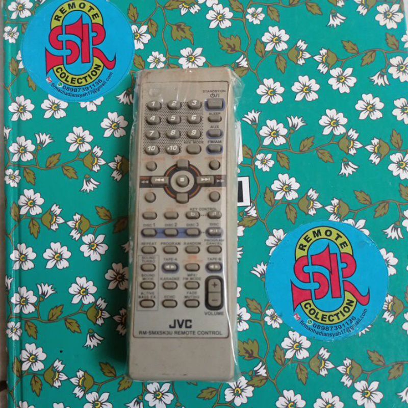 Remote compo tape cd 3 disk jvc