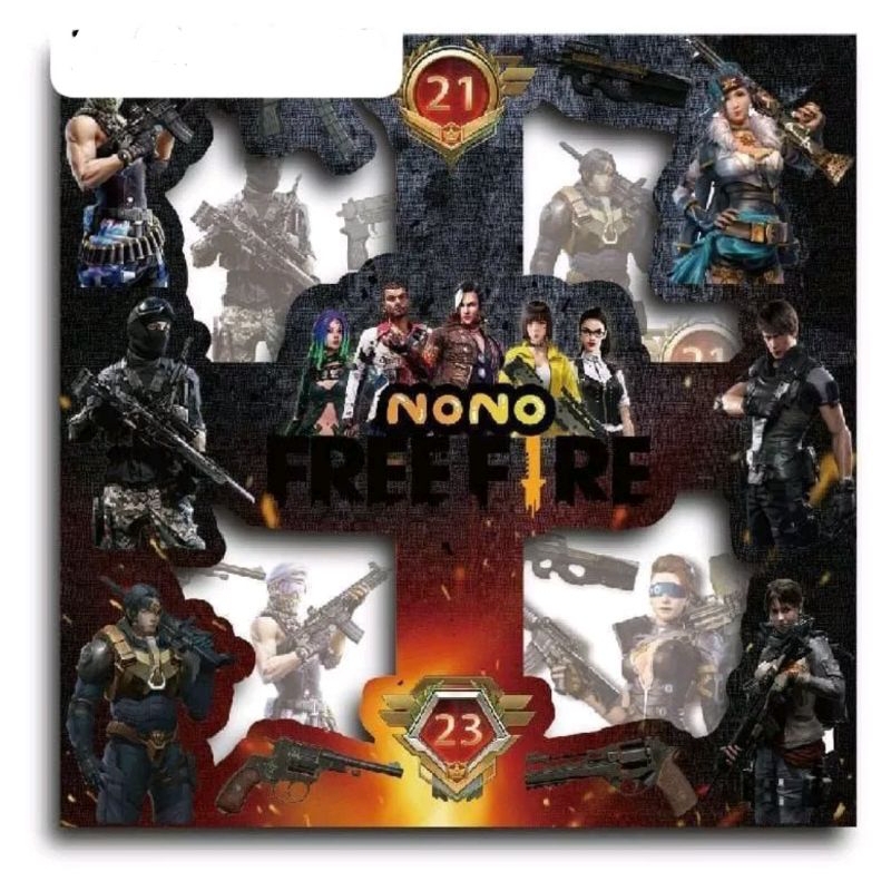 

STIKER VIRAL NONO FREE FIRE 1 BOX ISI 100PCS/LEMBAR STIKER TEMPEL WATERPROOF
