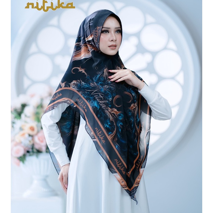 ←➲❊✩ Hijab Khimar Printing V8 Nitika