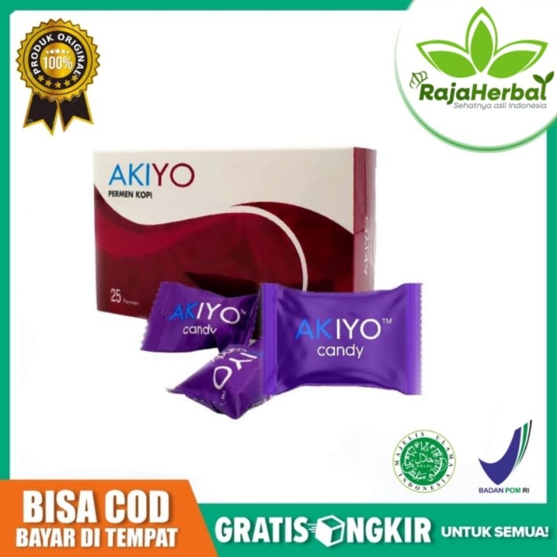 

Akiyo Permen Kopi 1 Box Isi 25 Candy