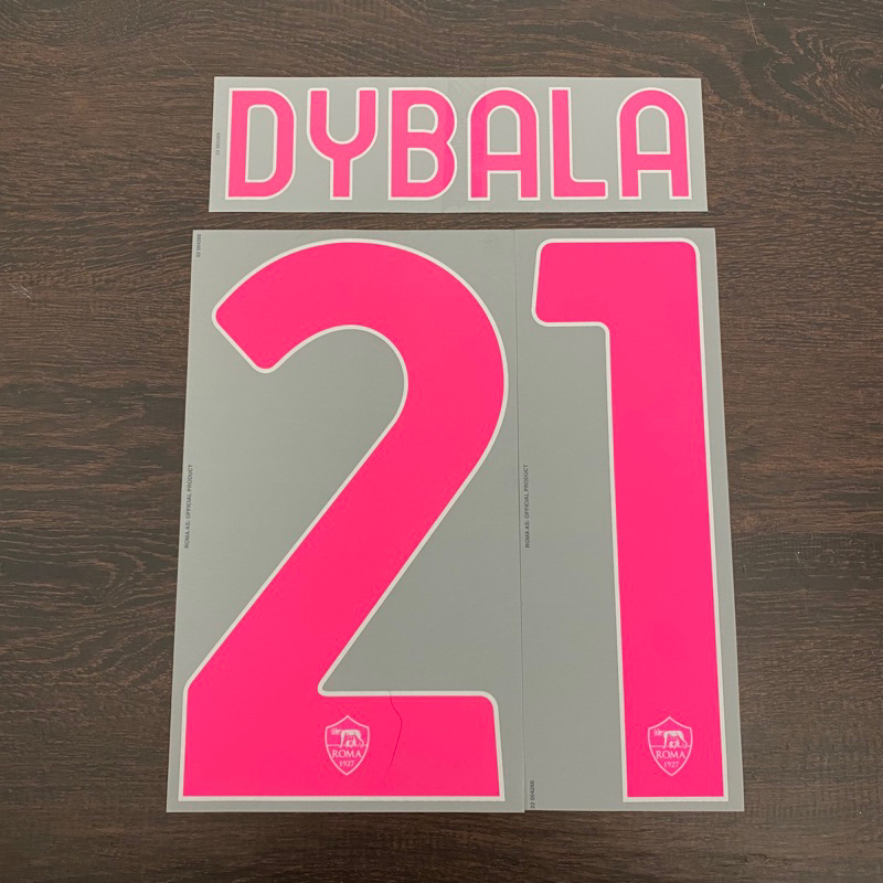 Nameset Original AS Roma 3rd 2022/2023 Dybala #21