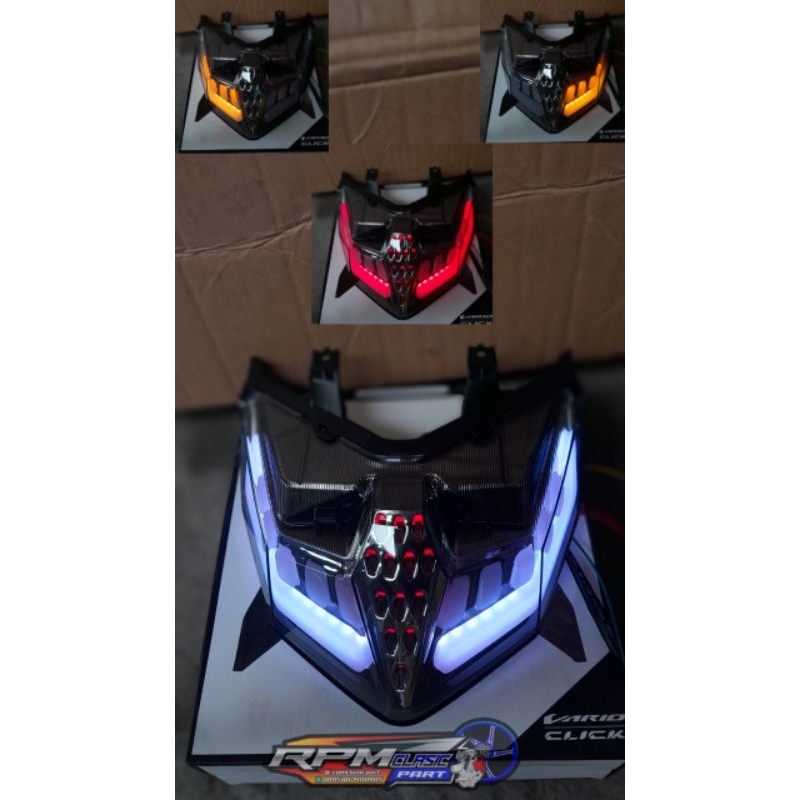 Lampu stoplamp RGB led vario 125/150 led new stoplamp RGB vario 125/150 led new lampu stoplamp varia