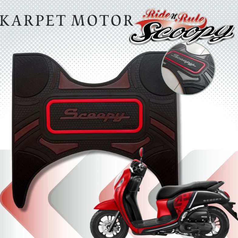 Model Keren KARPET MOTOR SCOOPY 2013 sd 2023 AKSESORIS MOTOR SCOOPY 05I