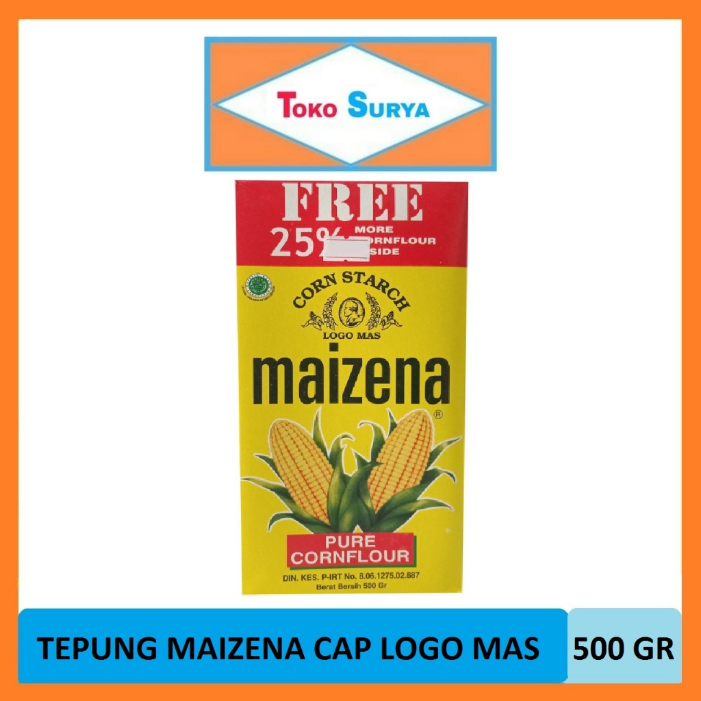 

Tepung Maizena Tepung Jagung Cap Logo Mas 500 Gr