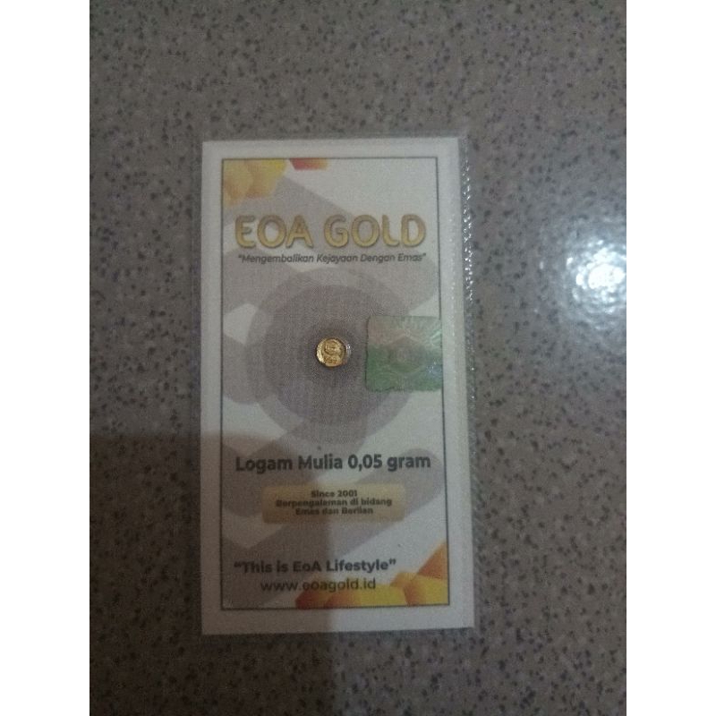 EOA GOLD 0.05 gram