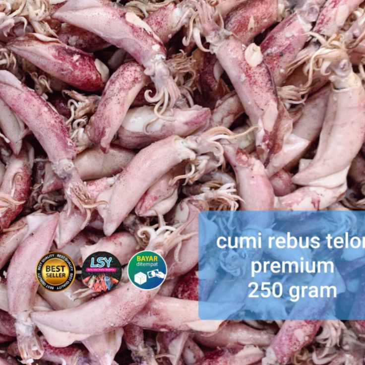 

ikan asin cumi rebus telor premium 250gram