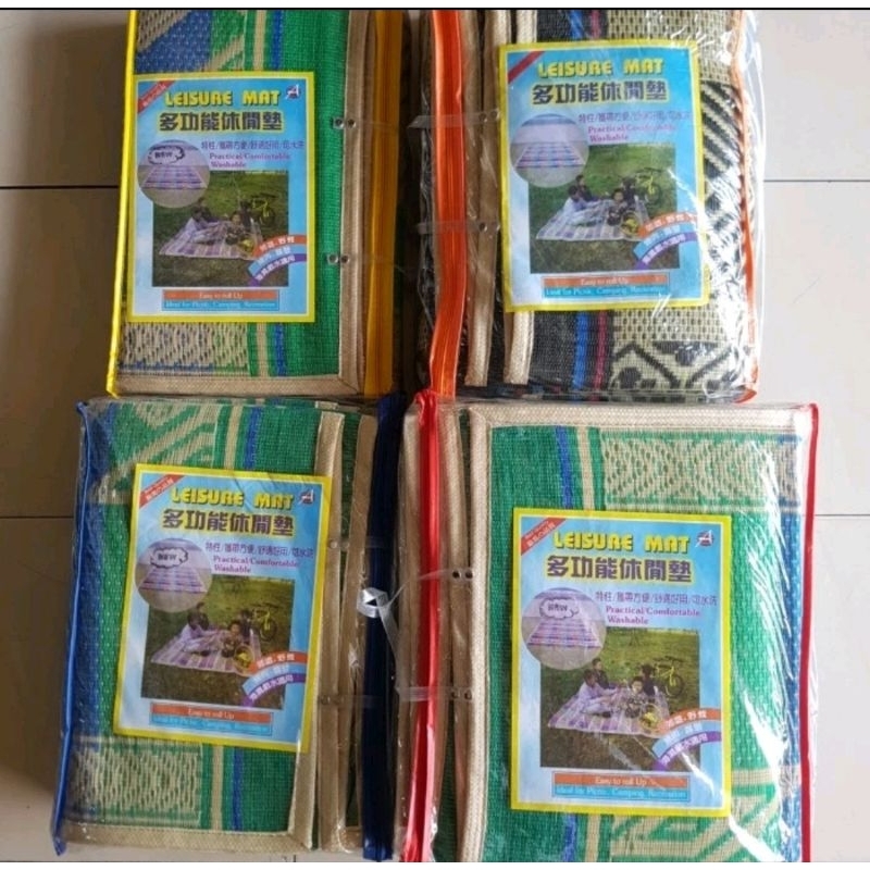 Tikar lipat plastik 3x4 - tikar Leisure mat tikar jepang