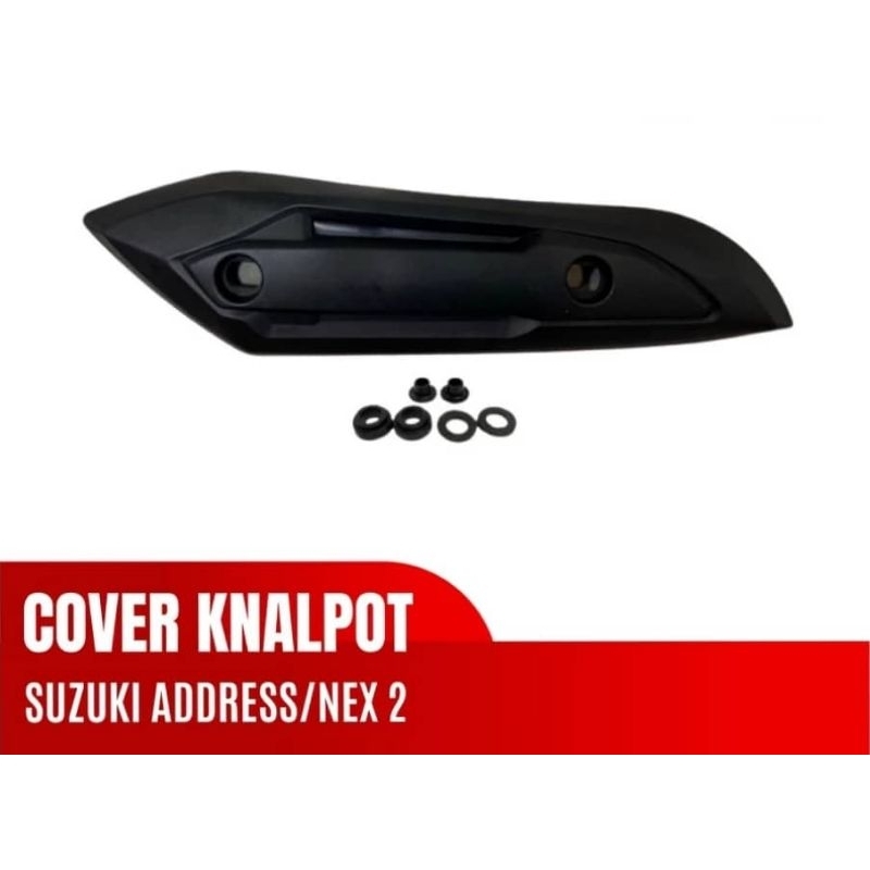Tutup knalpot / Tameng knalpot Suzuki Address  / Nex 2