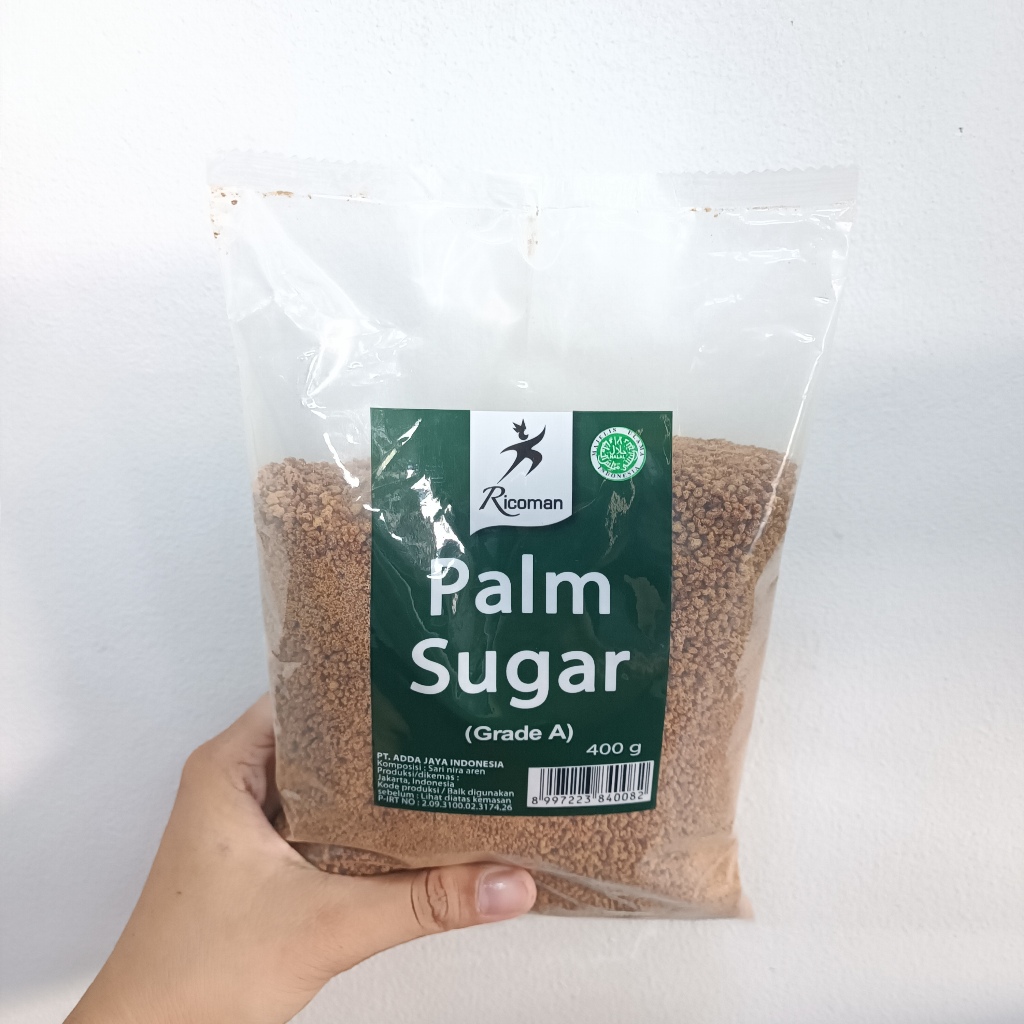 

RICOMAN PALM SUGAR 400GR/ RICOMAN GULA PALEM/ RICOMAN GULA AREN