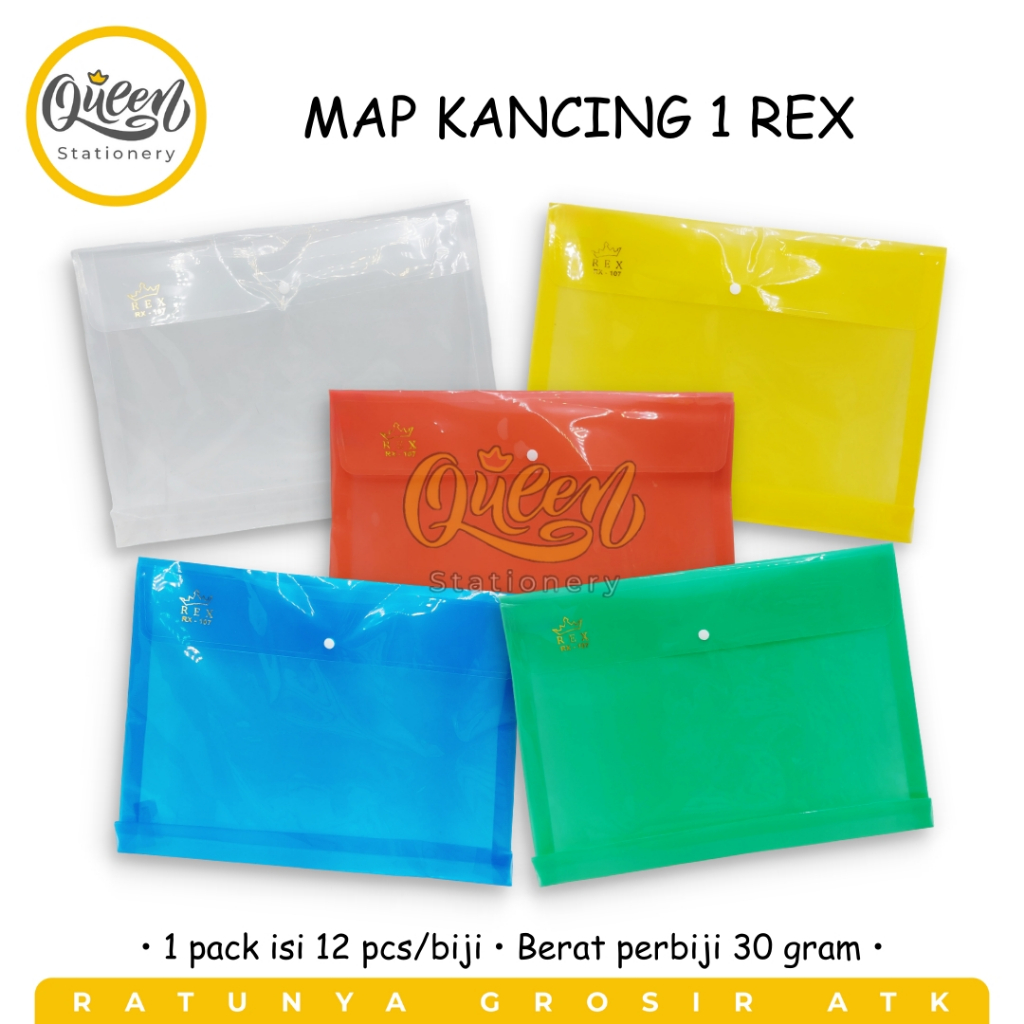 

1 PCS MAP KANCING 1 / MAP PLASTIK / MAP DOKUMEN