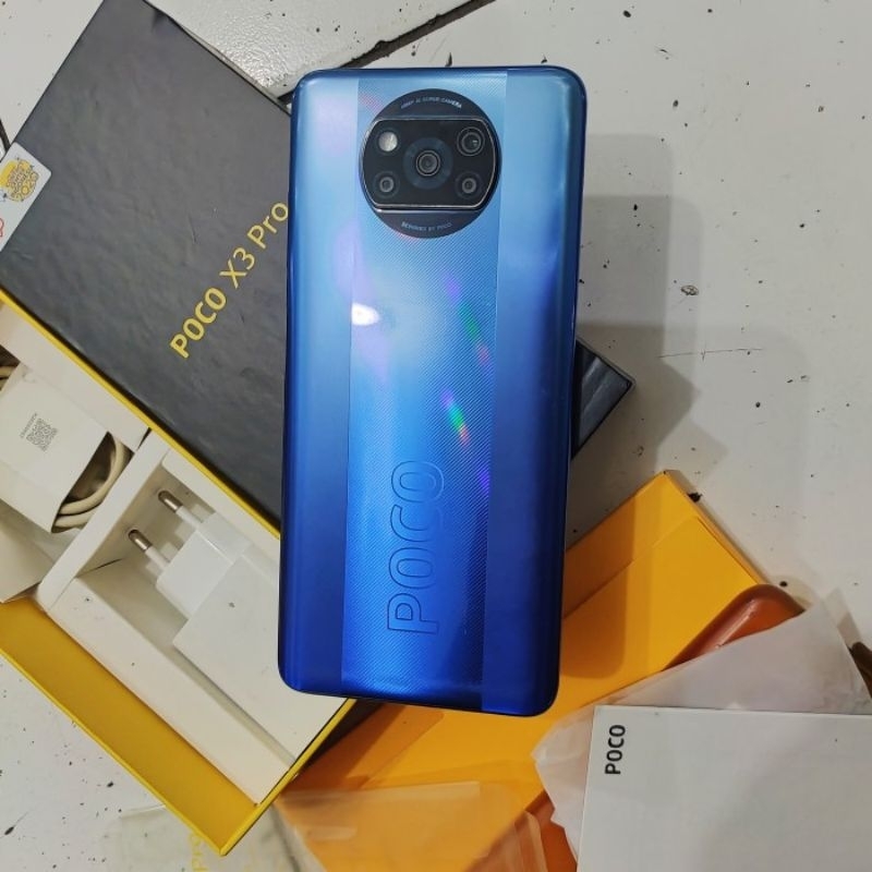 HP Xiaomi Poco X3 pro ram 8/256 fullset ORI semua