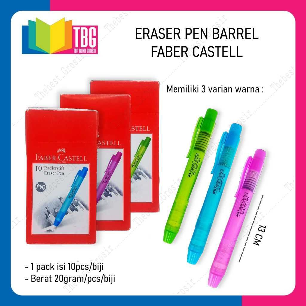 

1 PCS ERASER PEN 583937 BARREL FABER CASTELL STIP PENGHAPUS