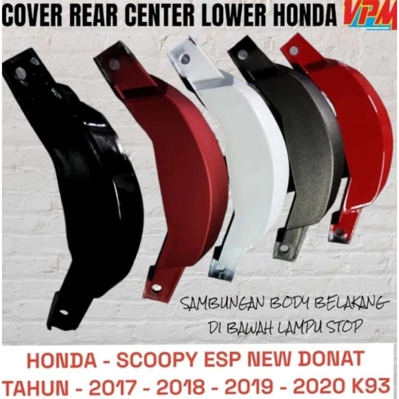 cover RR center lower sambungan body bawah scoopy esp k93 2017 2020 all warna