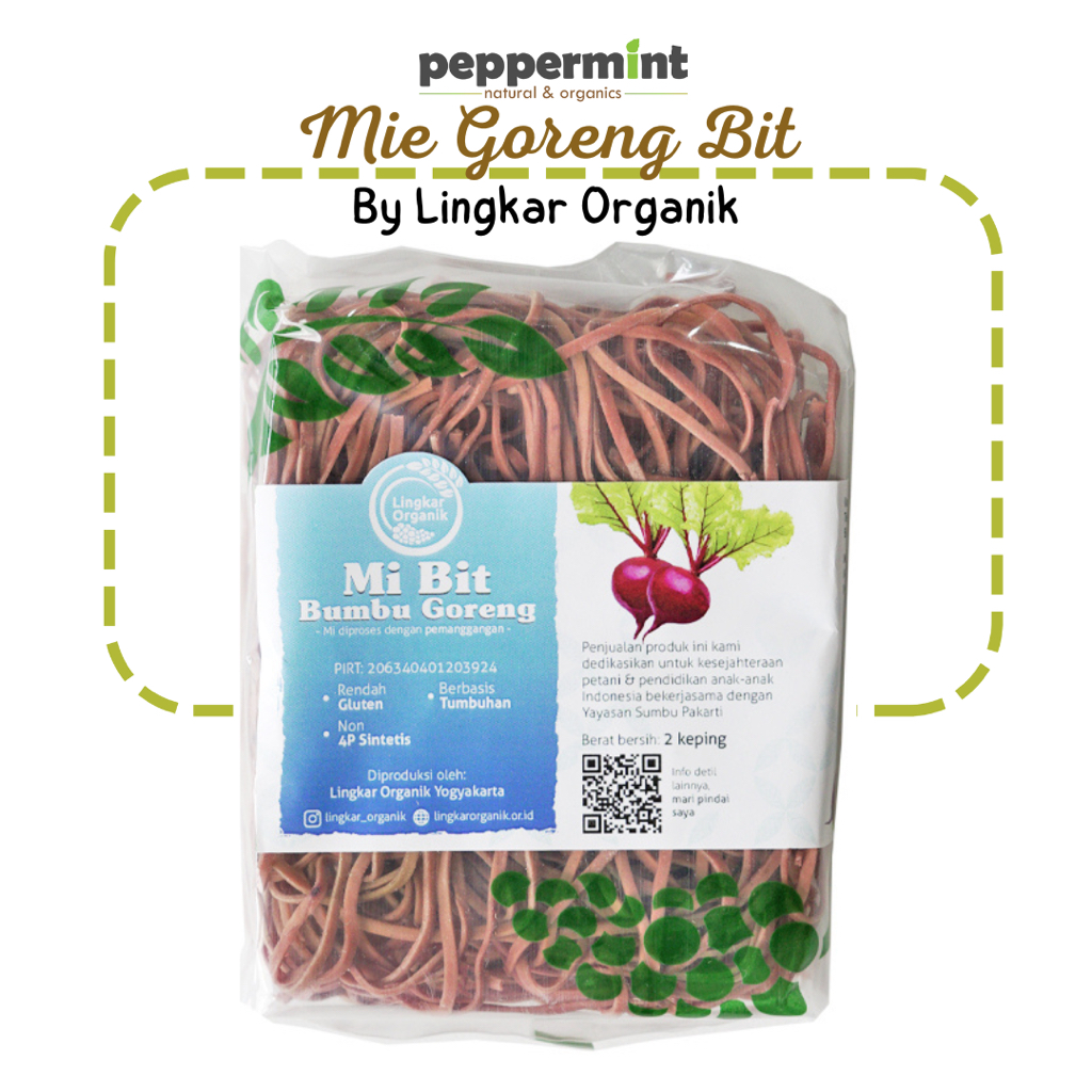 

Lingkar Organik Mie Goreng Sehat - Buah Bit (85 gram)