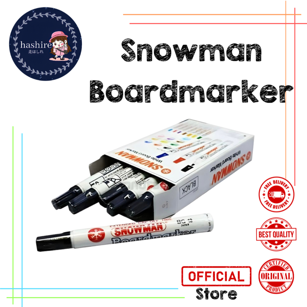

SPIDOL SNOWMAN WHITEBOARD // WHITEBOARD MARKER BG-12