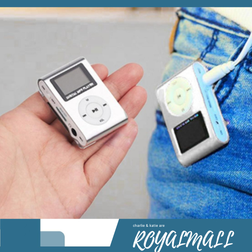 Pod MP3 Player TF Card dengan Klip dan Layar LCD / Mp3 Player Plyer Play Pemutar Musik Music Tf Card