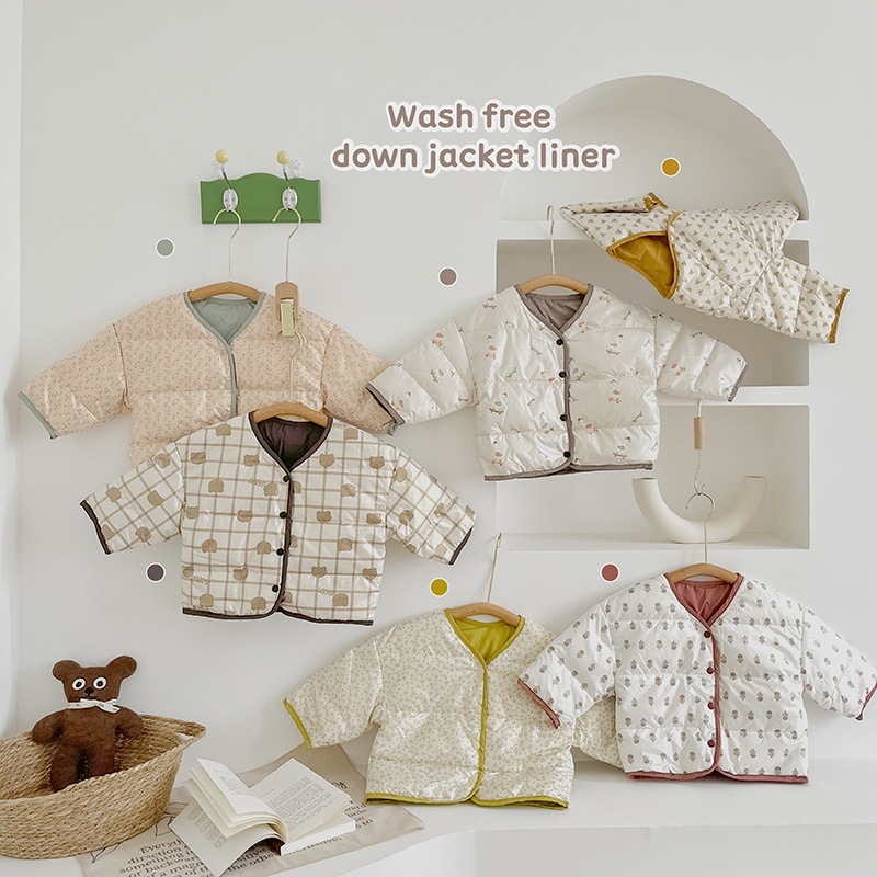 NaughtyBebe : DUCK Down Jacket Jaket Winter Anak Bayi Down Bulu Bebek Bear