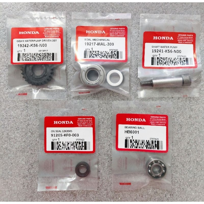 Water Pump As Gigi Seal Water Pump Cbr 150 Cb150R Supra Gtr Sonic